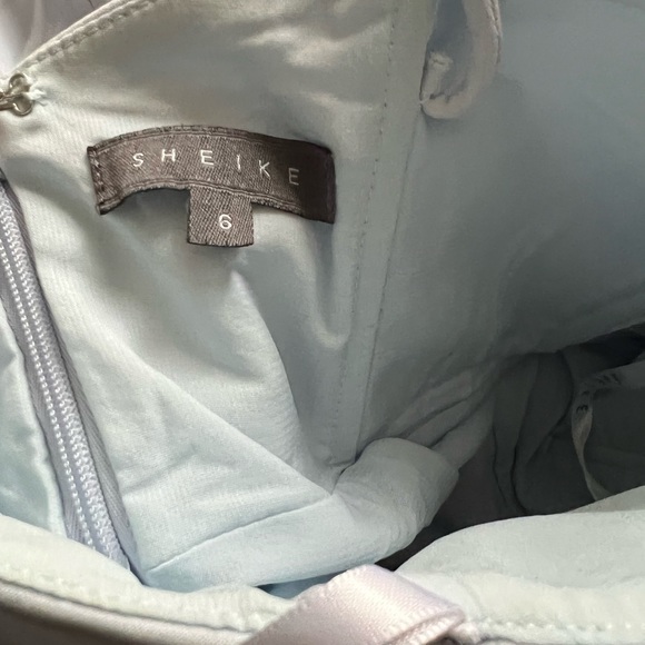 SHEIKE FORMAL LONG DRESS, in baby blue, size 6 - Picture 7 of 7